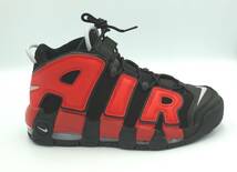 新品　27センチ　NIKE AIR MORE UPTEMPO ’96 ナイキ エア モア アップ テンポ 96 BLACK/UNIVERSITY RED dj4400-001_画像2