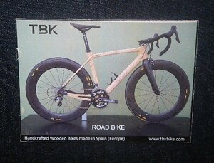 スペイン TBK Bike 自転車 カタログ ロードバイク 木枠の自転車/木製フレーム サイクル バイク