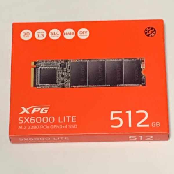 ADATA XPG SX6000 LITE 512GB M.2 NVMe SSD 未開封 ASX6000LNP-512GT-C