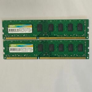 SP DDR3メモリ 8GB 2枚 DDR3-1600 SP008GBLTU160N02 デスクトップPC用