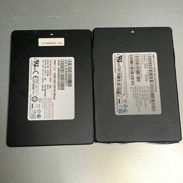 SAMSUNG 128GB SSD 2枚 MZ-7LN128 MZ-LN128C