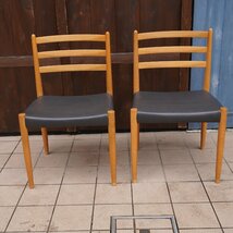 KASHIWA 柏木工 シガーロ オーク材 ダイニングチェア 2脚セット 飛騨家具 和モダン 椅子 北欧スタイル ナチュラルモダン シンプル DA146_画像3