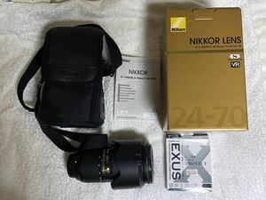 おぎさく購入 極美品 Nikon AF-S NIKKOR 24-70mm F2.8E ED VR 元箱、保護フィルター付き