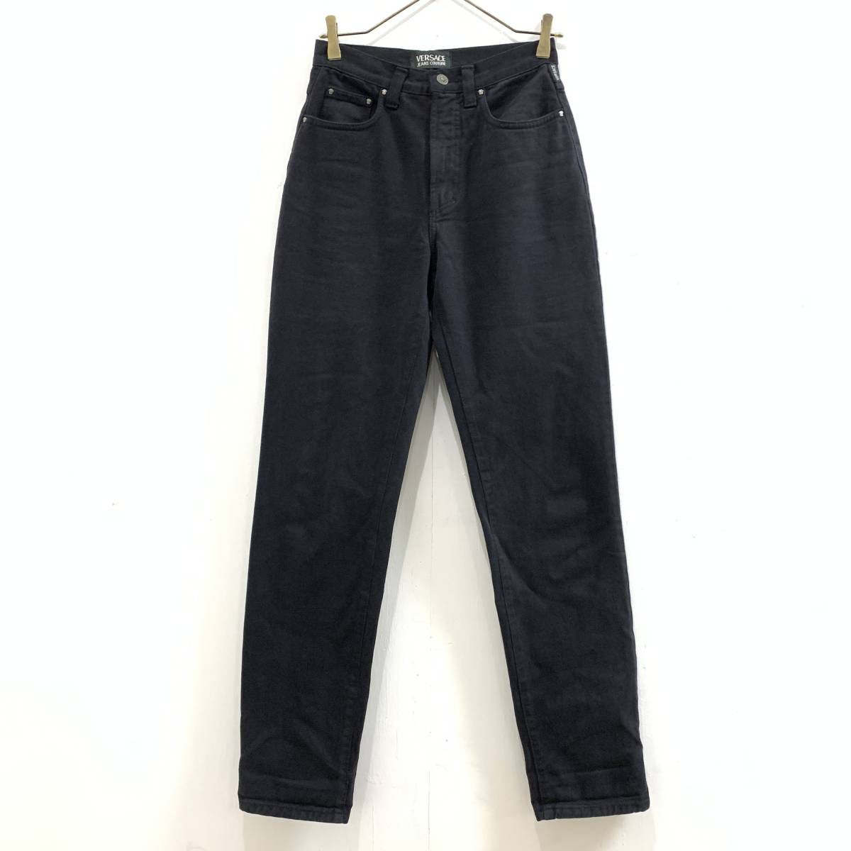 美品 90sヴィンテージ ヴェルサーチ VERSACE 総柄デニムパンツ