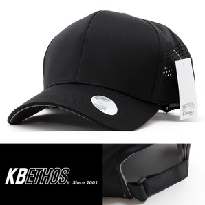 ローキャップ 帽子 メンズ ケービーエトス KB ETHOS Lasercut Baseball Cap ブラック 正規品 KBE-LASERCUT-BLK アメリカ NYC USA