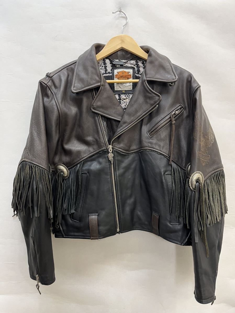 ヤフオク! -ハーレーダビッドソン レザージャケット ブラウンの中古品 ...
