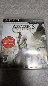 PS3 Assassin's Creed III アサシンクリード3 海外 輸入 北米版