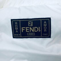 ICH【中古美品】 極美品 FENDI jeans フェンディ ジーンズ ダウンベスト イタリア製 〈208-230109rk-1-ICH〉_画像4