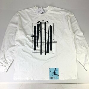 FUZ【未使用品】 KINGLYMASK ロングスリーブＴシャツ ロンＴ ゆるカジ タグ付き フリーサイズ 〈170-230121-0Y-24-FUZ〉