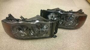 [36]02-05 Dodge Ram pick up black head light new goods unused 