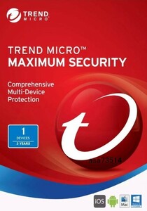 『即納 サポート』3年1台 英語版 ウイルスバスター クラウド 最新バージョン ダウンロード版 トレンドマイクロ(TREND MICRO) セキュリティ