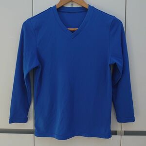 長袖Tシャツ ロンティー ロンT 140cm ブルー ヒマラヤ