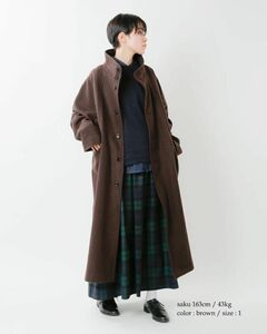 「Basisbroek」 スタンドカラー ロングコート “GREAT”