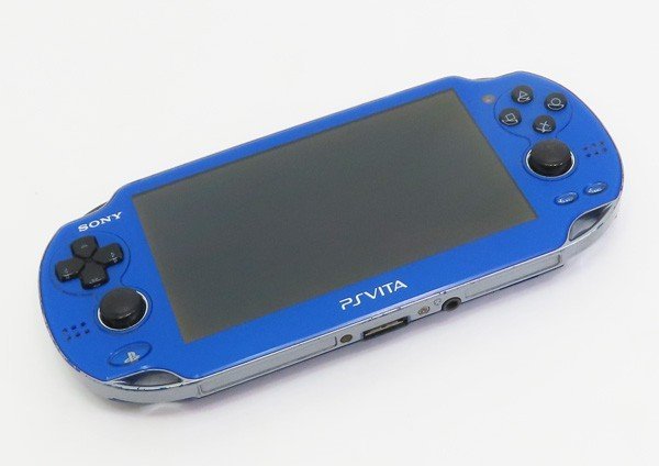 PS Vita Wi-Fiモデル サファイアブルー PCH-1000 ZA04 テレビゲーム