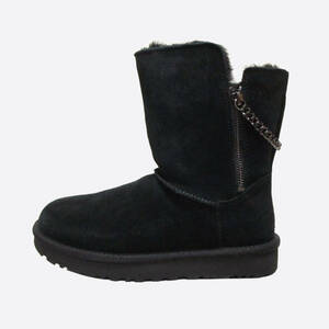 ★SALE★UGG/アグ★W Classic Short Sparkle Zip/クラシックショートスパークルジップ (Black/W5/22cm)