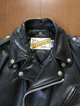 ８０’ｓ～９０年代！ネオ・ビンテージ！SCHOTT ショット PERFECT パーフェクト ダブルライダース 革ジャン レザージャケット ロッカーズ_画像3