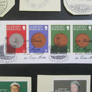 イギリス 英国海外領土 記念切手 ’80 エリザベス女王 生誕80年セット、 初日印付き英国、英国海外領土切手 全10種 初日押印紙付の画像7
