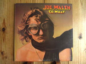 オリジナル / Joe Walsh / ジョーウォルシュ / So What / ABC Dunhill / DSD-50171 / US盤