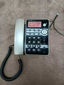SHARP デジタルコードレス電話機 CJ-N88CL シャープ 電話機 インテリア小物 シック 黒色×シルバー 奈良発 直接引取り可
