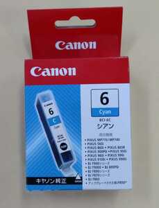 Canon純正インク新品未開封。BCI-6C