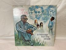 ●C452●LP レコード Ray Charles レイチャールズ メッセージ・フロム・ピープル_画像1