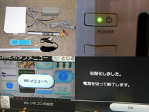 x品名x 任天堂 Wii本体 RVL-001 テレビTVゲーム機+リモコン電源AVケーブルなど有りセット♪一応、通電 起動 初期化など確認後の出品_画像1