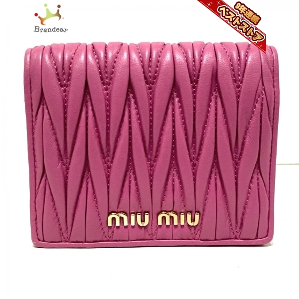 MIUMIU 財布の値段と価格推移は?|1,883件の売買情報を集計したMIUMIU