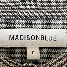 マディソンブルー MADISON BLUE 長袖シャツ サイズ0 XS - グレー×黒×白 メンズ 千鳥格子柄 トップス_画像3