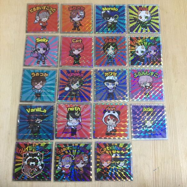 ビックリマンシール クレイジーラクーンマン フルコンプ