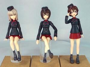  free shipping 1/16 Girls&Panzer resin figure kit black forest .Bga Lupin 