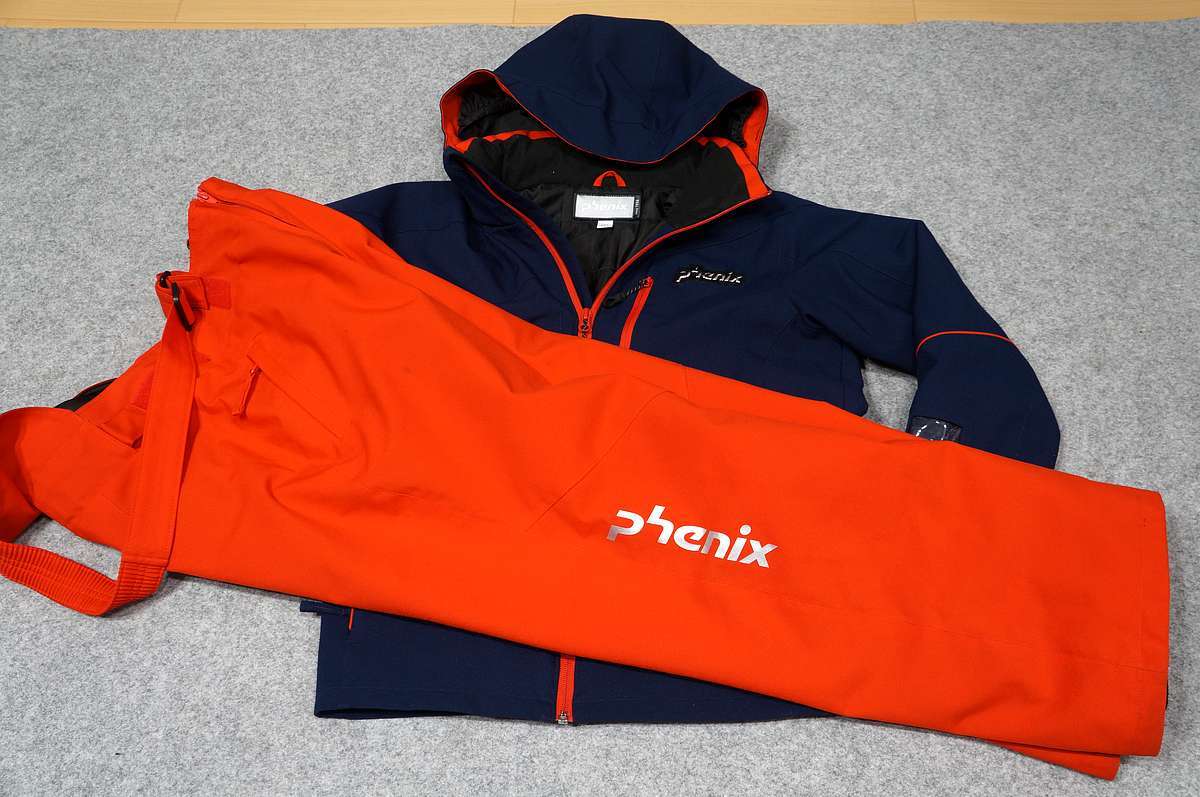 直売本物 展示品 未使用 phenix フェニックス スキーウェア 150 レッド