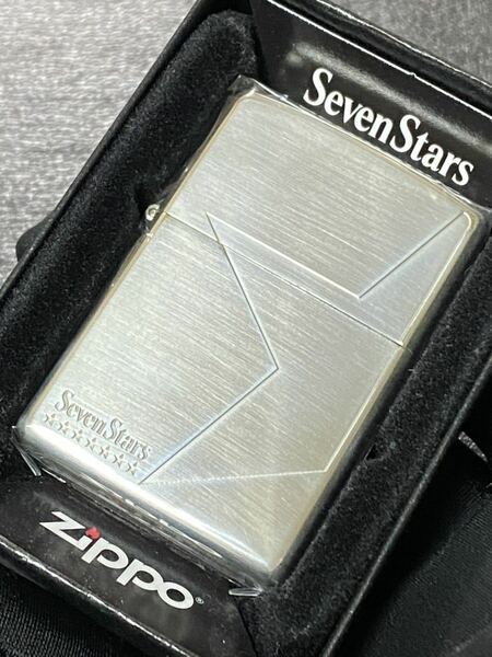 zippo セブンスター 希少デザイン 限定品 希少モデル 2015年製 Seven Stars シルバーインナー 2015年製 ケース 保証書付き