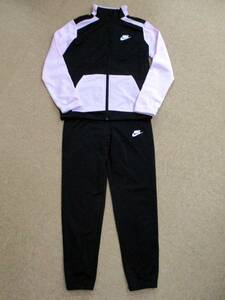 *2043[ free shipping ]NIKE Nike jersey top and bottom set to Lux -tsu Junior M 150 girl black × pink reverse side tricot sport going to school 