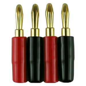 * banana plug 24K gilding Gold 8 pcs set [ free shipping ]