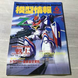 模型情報 1987年6月 昭和62年 バンダイ 耐熱装甲レガシアム 塔の戦士　ドラグナー 太陽戦隊サンバルカン 　SM2096