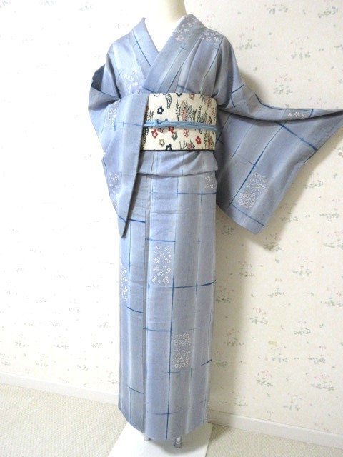 黒八丈 紬 正絹 ゆったり トールサイズ 黄八丈紬 袷 クリアランス卸し