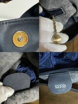 K116■ 美品■GUCCI 本革 スエードバンブトートーショルダー2way バッグ_画像8