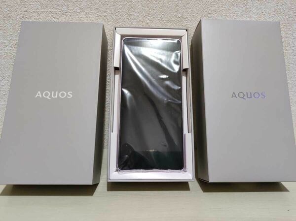 試用のみ　AQUOS　zero6 SIMフリー　楽天モバイル版　パープル