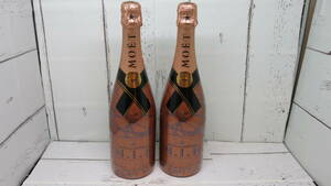 ☆GOL☆【シャンパン】MOET&CHANDON NECTAR IMPERIAL ROSE モエシャンドン N I R 未開栓 箱なし 750ml 12% シャンパン 2本セット