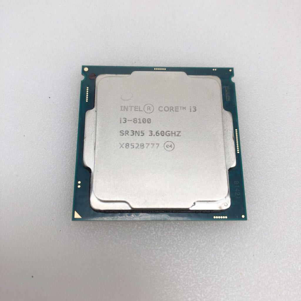 1 Intel CPU 第8世代 Core i3 8100 3 60GHz LGA1151 動作確認品 送料