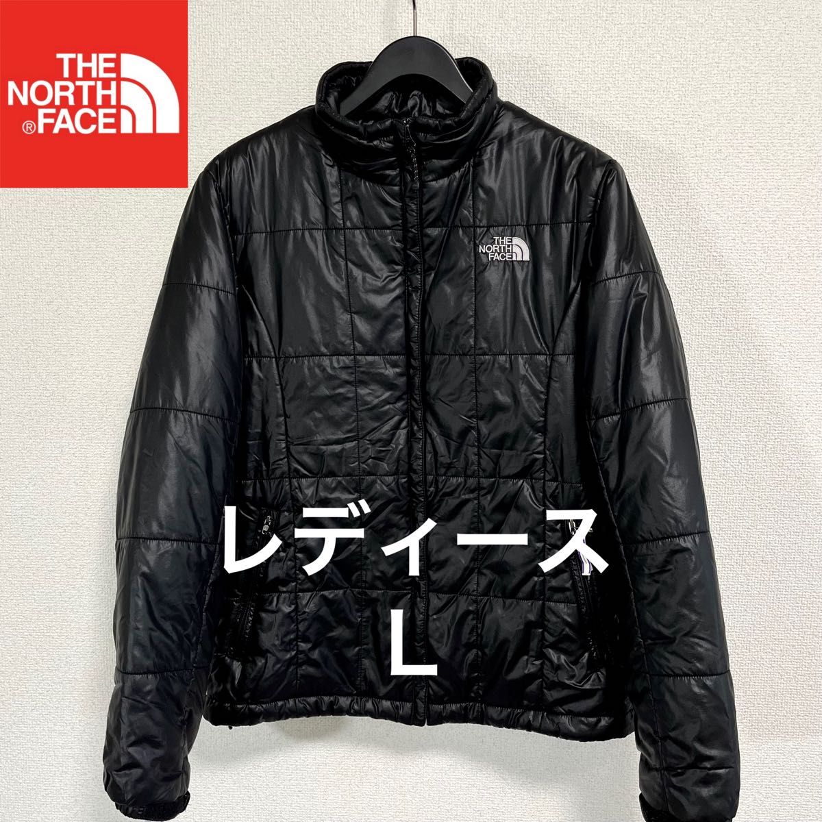 新品【リバーシブル 黒×アイボリー】中綿ジャケット ノースフェイス
