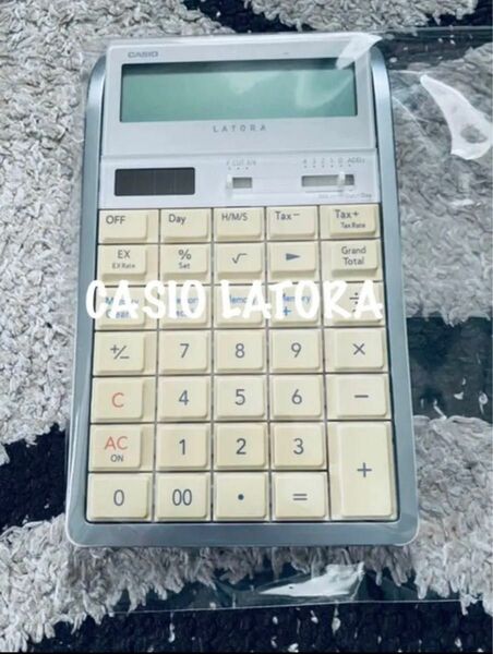 ★超希少品★販売終了品・高級ライン★CASIO製 デザイン電卓 『LATORA』