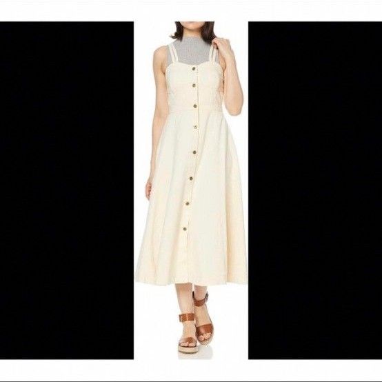新品未使用タグ付き ANAYI スタッズ付きワンピース デニムワンピース
