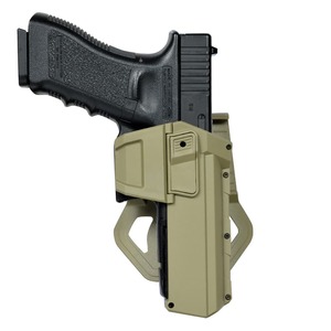 ムーバブルホルスター GLOCKシリーズ用 ウェポンライト対応 パドル付き HL-0016 [ ダークアース ] Movable