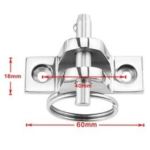 ステンレスデッキヒンジ 船舶 ボールロックピン付き DIY資材 カヌー ボート フィッシングツール 釣り道具_画像4