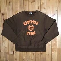 ★初期★ マイロ ワッペン 長袖 スウェット Mサイズ a bathing ape BAPE milo エイプ ベイプ アベイシングエイプ m2_画像1