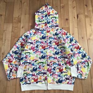 マイロ マルチカモ フルジップ パーカー Mサイズ a bathing ape BAPE full zip hoodie エイプ ベイプ milo multi camo nigo 迷彩 i87