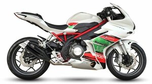 【送料800円】IXIL(イクシル) BENELLI TNT 302 L3XB デュアル スリップオン マフラー