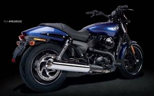 【送料800円】IRONHEAD(アイアンヘッド) HARLEY-DAVIDSON STREET500/750(ストリート) HC2-2C スリップオン マフラー