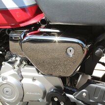 HONDA ホンダ モンキー125 サイド カバー カウル 左側 ブラックメッキ/サイド アウター Monkey 125 被せ式【送料800円】_画像3